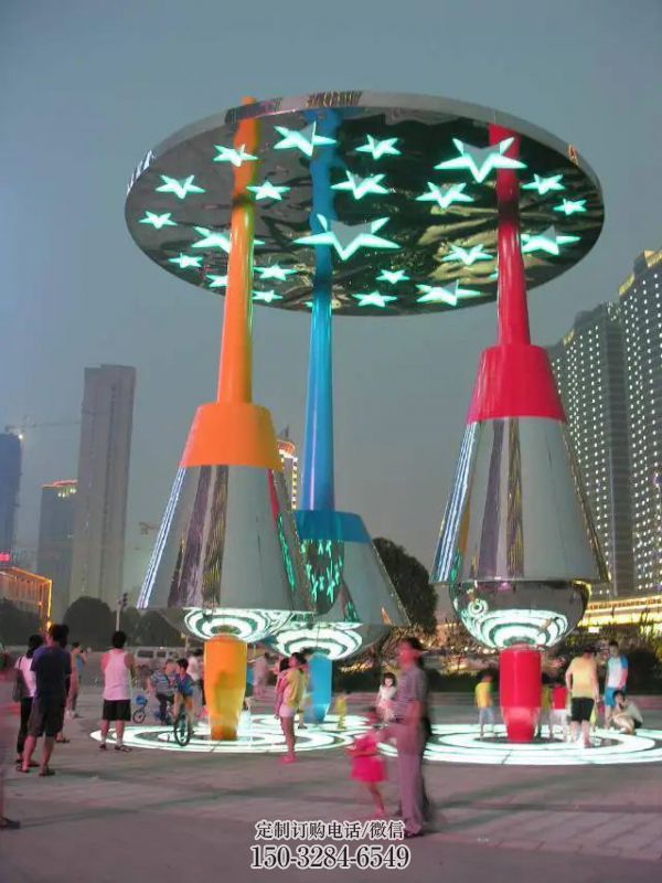 升華雕塑,燈光效果，廣場(chǎng)城市藝術(shù)景觀雕塑